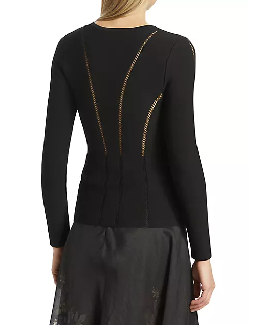 Zimmermann Luminosity Knit Panelled Top