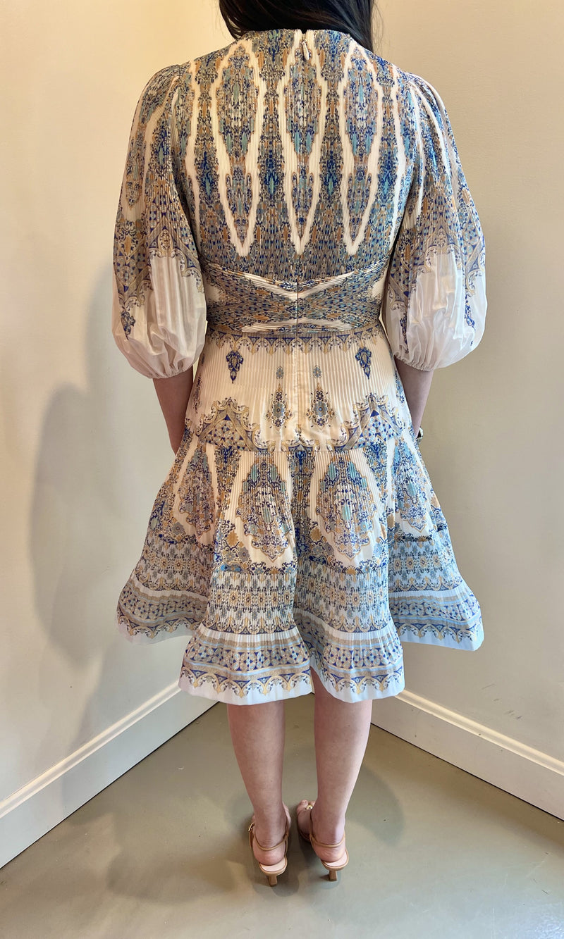 Zimmermann Pleated Mini Dress