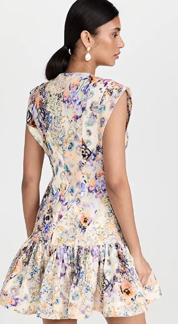 Zimmermann Tama Flounce Short Dress