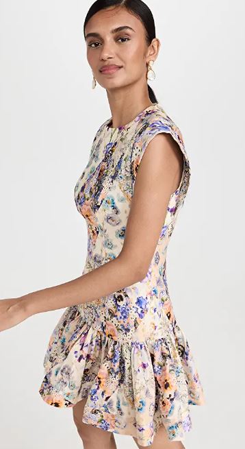 Zimmermann Tama Flounce Short Dress