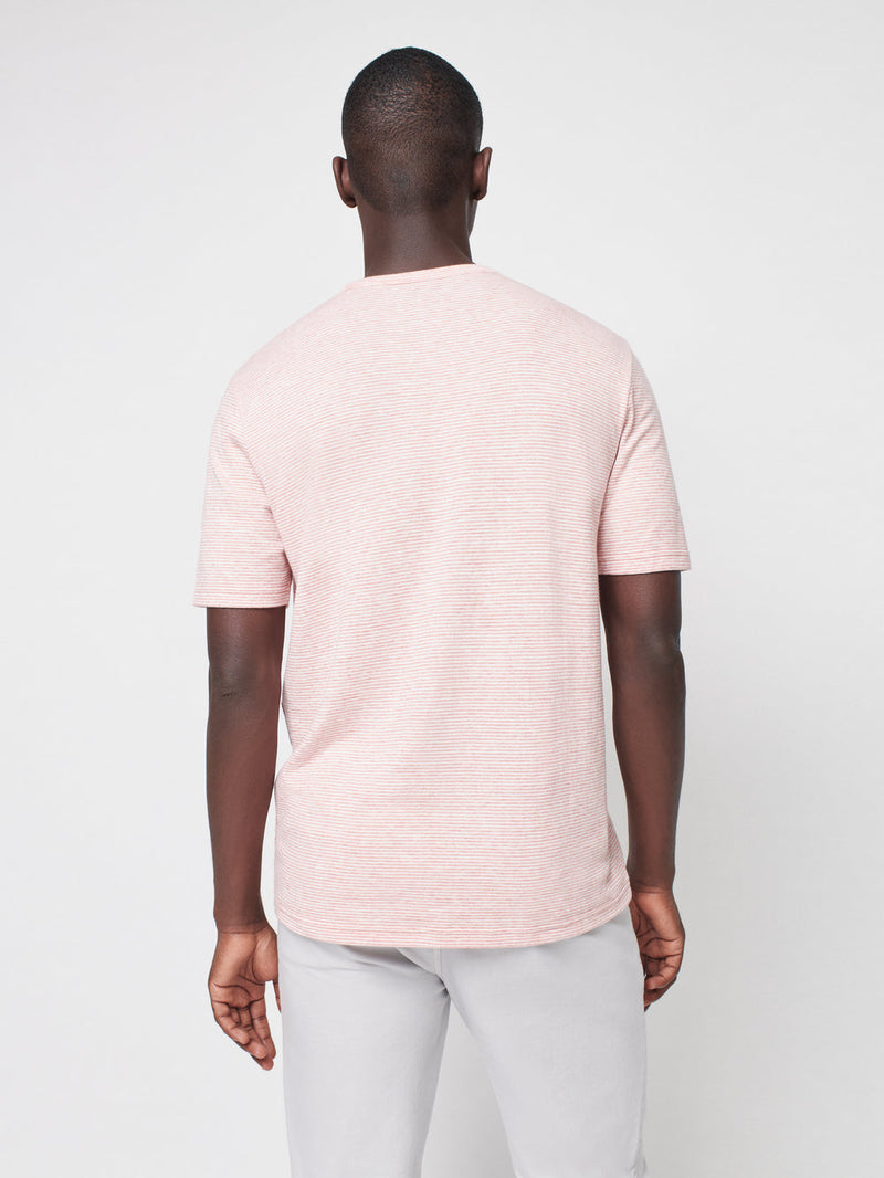 Faherty Cloud Stripe Shortsleeve Tee