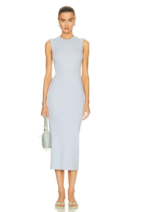 Enza Costa Textured Knit Sleeveless Maxi
