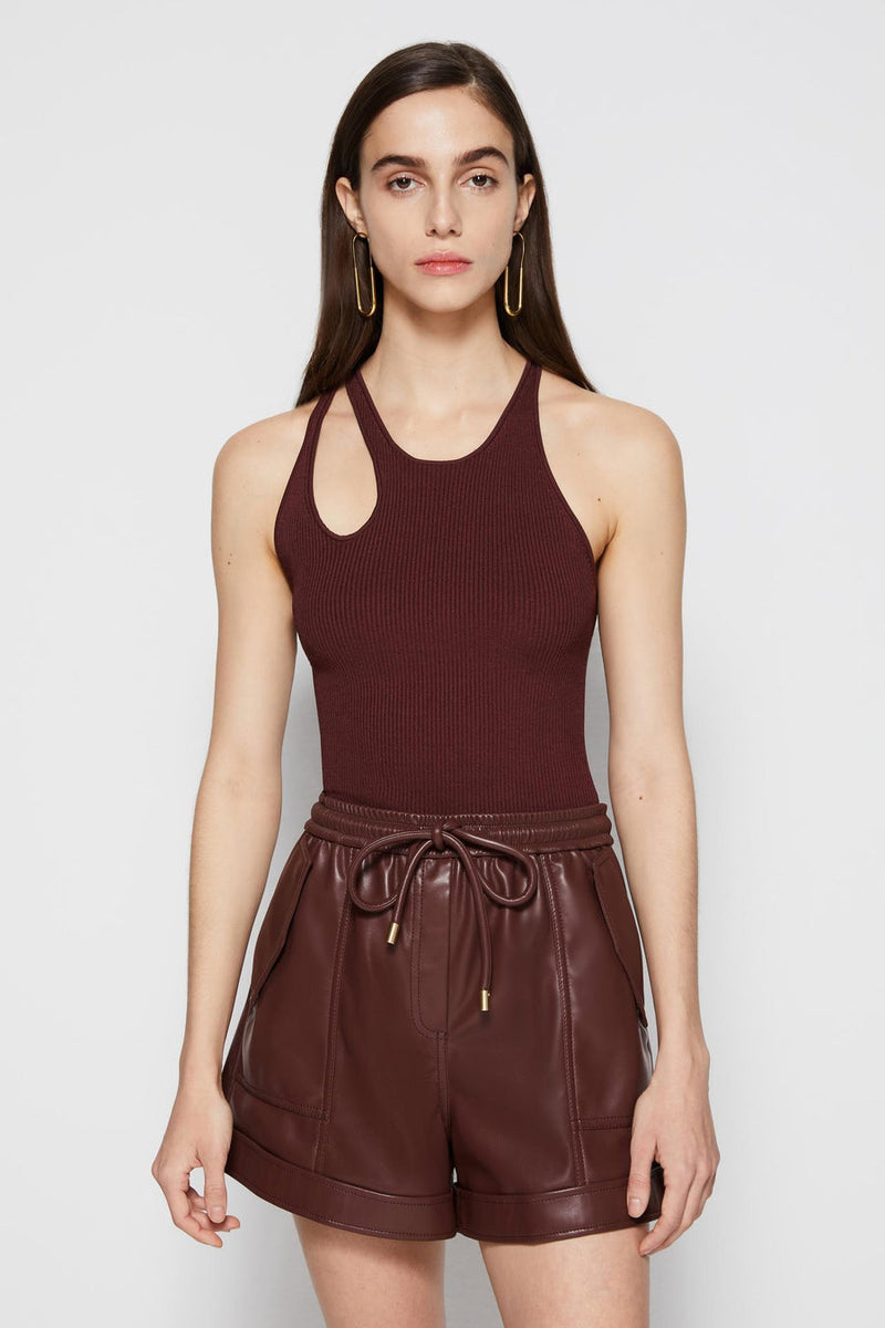 Simkhai Marte Compact Rib Tank Top